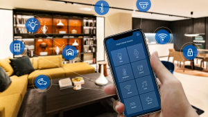 connected home appliances controlled by smartphone