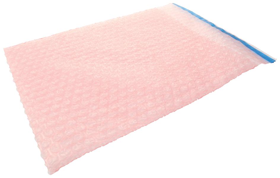 Premier Farnell Series Multicomp Pink Antistatic Bubble Bag: 0040017F