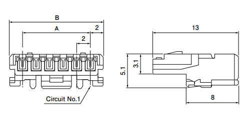 JST 02PAF6S – Reliable Electrical Connector for Industrial Applications