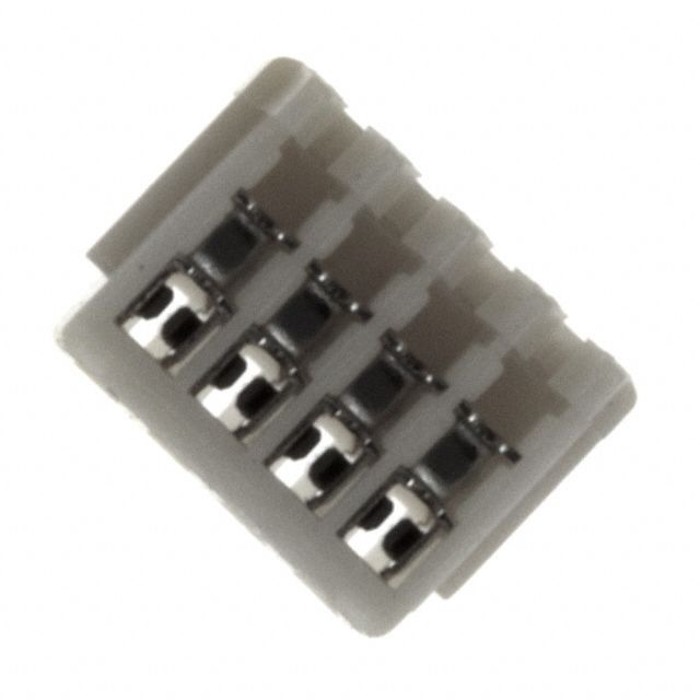 JST Series SR Connector: 4-Position 1.0mm Pitch Receptacle 04SR3S