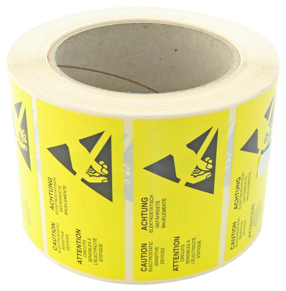 Multicomp 055-0083 – Reliable Electrostatic Safety Labels for Industrial Applications