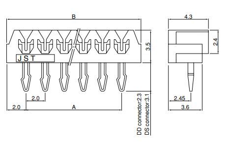 JST 06DS8ELFSN – Reliable Connectors for Electronic Assembly