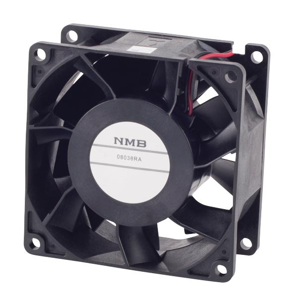 NMB Series 08038RA24QGA00 Fan: 24V DC High Airflow Industrial Fan