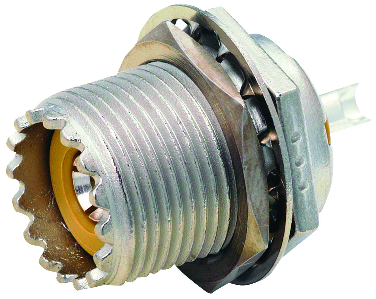 Amphenol 083878RFX – Reliable RF Panel and Bulkhead Receptacles for Industrial Applications