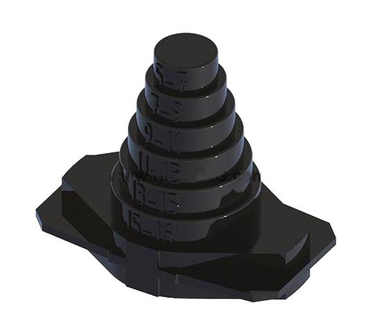 09140008200 HARTING Flexbox Bellows Seal Insert | myMectronic