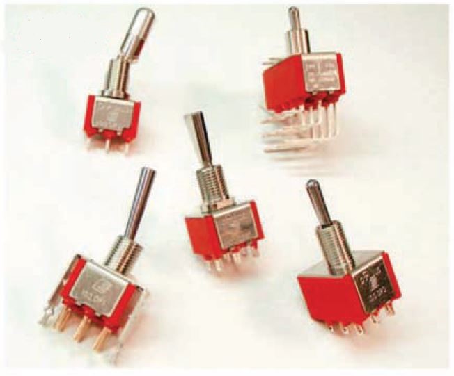 100DP1T2B1M6QEH E-SWITCH Miniature Toggle Switch | myMectronic