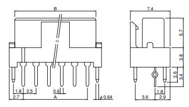 JST Series JL: 10JLBTELFSN Receptacle Connector