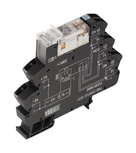 Weidmueller Series TRZ Relay: 24-230V UC 2CO