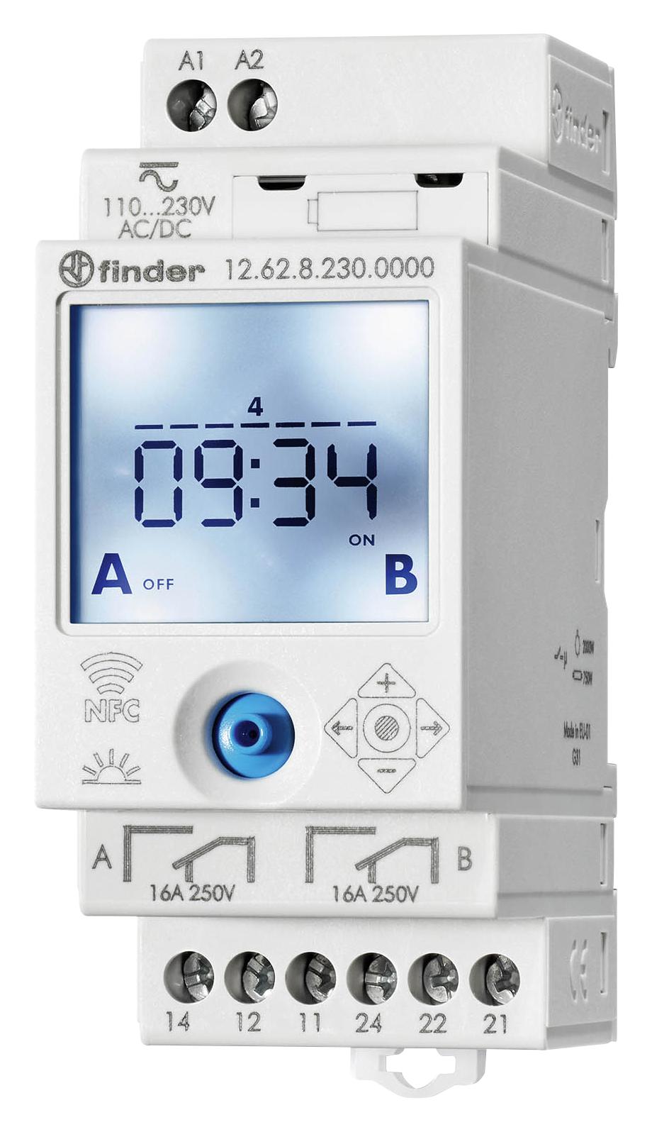 12.62.8.230.0000 Finder Time Switch Daily Weekly | myMectronic
