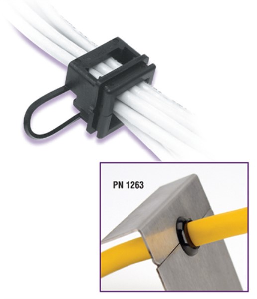 1266 HEYCO PRODUCTS Hinged Edge Strain Relief | myMectronic
