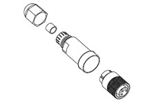 1300170026 WOODHEAD / MOLEX Mini 5P Male Attachment | myMectronic