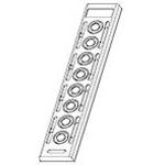 1301280078 WOODHEAD / MOLEX Eight Button Replacement Cover | myMectronic