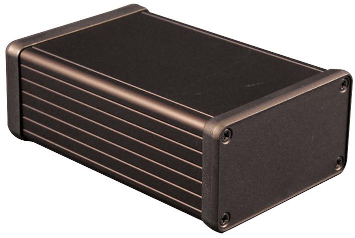 Hammond Series 1455 Aluminum Enclosure: 1455K1202BK