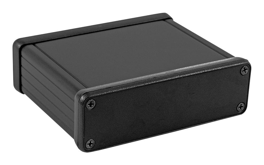 Hammond Series 1455 Aluminum Enclosure: 1455L801BK