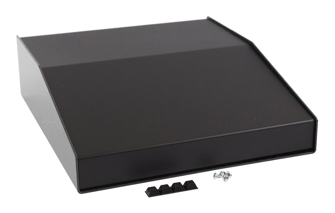Hammond 1456KL3BKBK – Reliable Aluminum Control Console for Industrial Applications