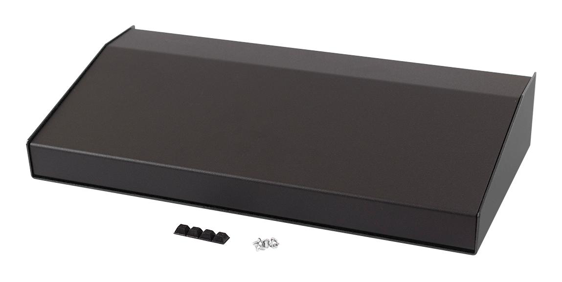 Buy Hammond Sloped Aluminum Console Part Number 1456RH3BKBK Online