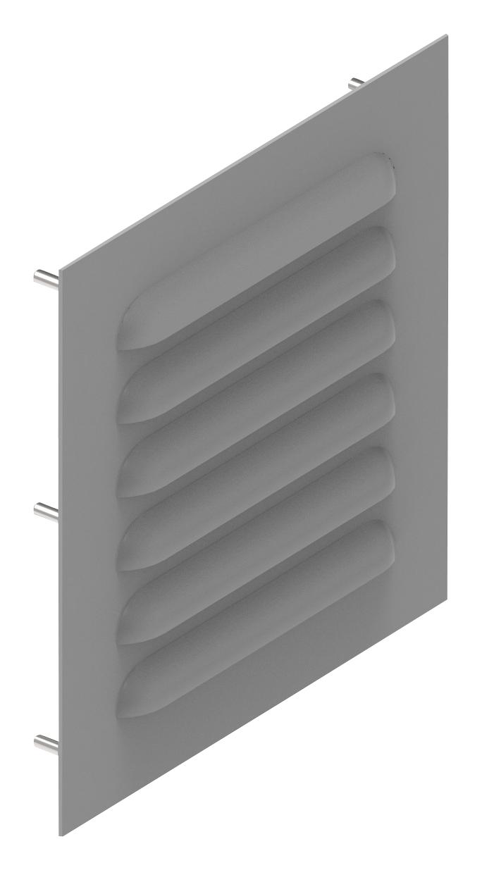 Buy Hammond Manufacturing Louvered Vent Kit Part Number 1481L3R810GY Online