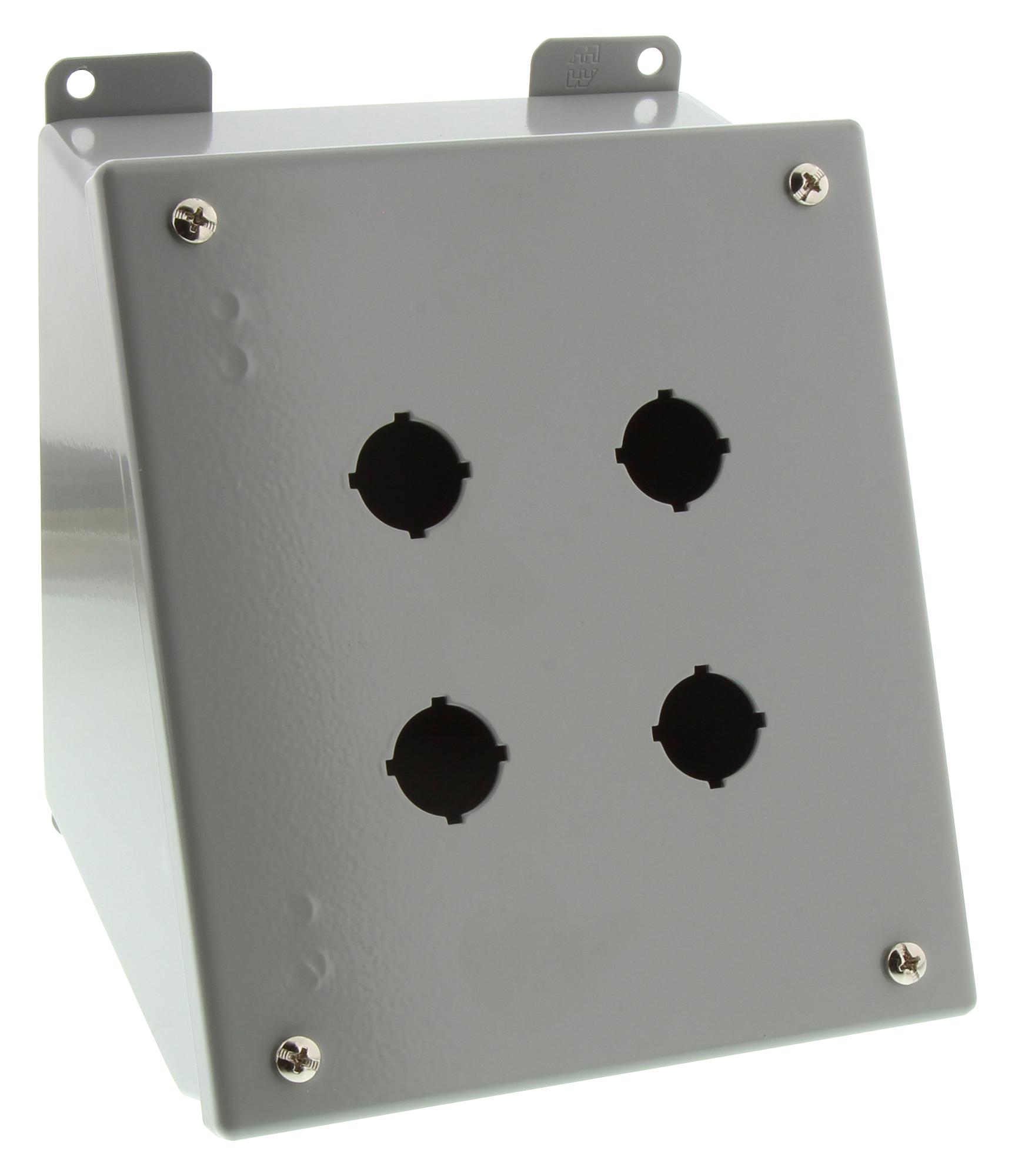 Buy Hammond Manufacturing Type 12 Mild Steel Pushbutton Enclosure Part Number 1490MG4 Online