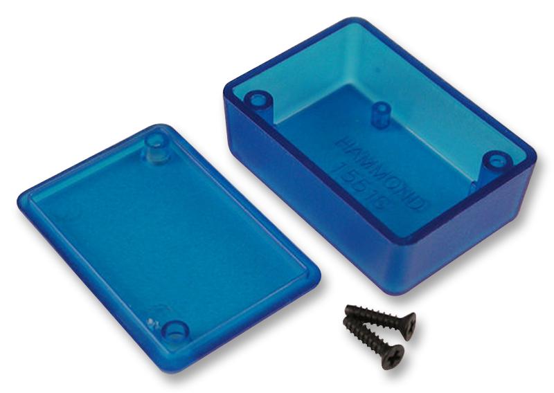 Buy Hammond 1551GTBU Translucent Blue Enclosure Part Number 1551GTBU Online