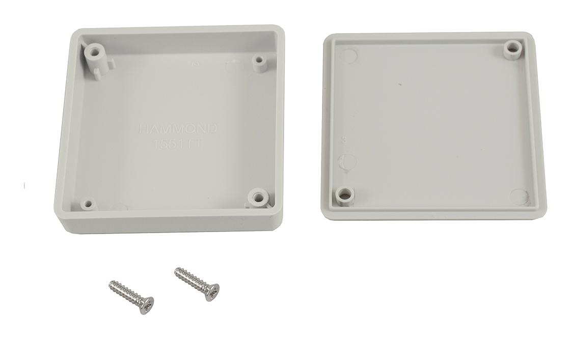 Hammond Series 1551 ABS Plastic Enclosure: 1551TTGY