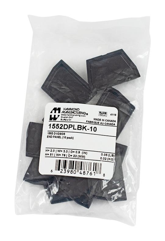Hammond Manufacturing 1552DPLBK10 image