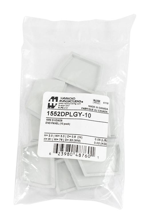 Hammond Manufacturing 1552DPLGY10 image