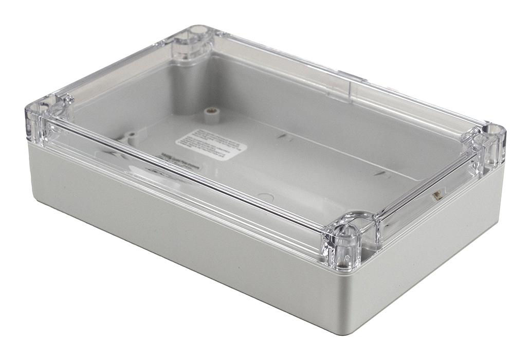 Hammond Series 1554 Polycarbonate Enclosure: 1554HL2GYCL
