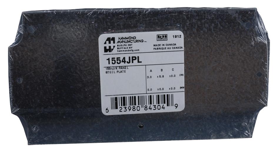 Buy Hammond 1554JPL Heavy Duty Galvanized Steel Inner Panel Online