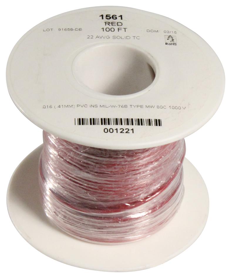 Buy AlphaWire Hookup Wire Part Number 1561RD005 Online