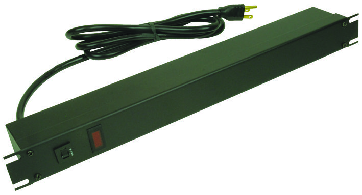 HAMMOND Series Power Distribution: 15 Amp Horizontal Rackmount Outlet Strip 1533 Series