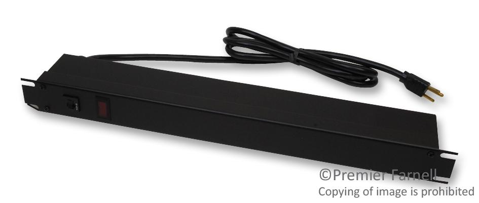 Hammond Series 1533 Power Distribution Strip: 1583T8A1BK
