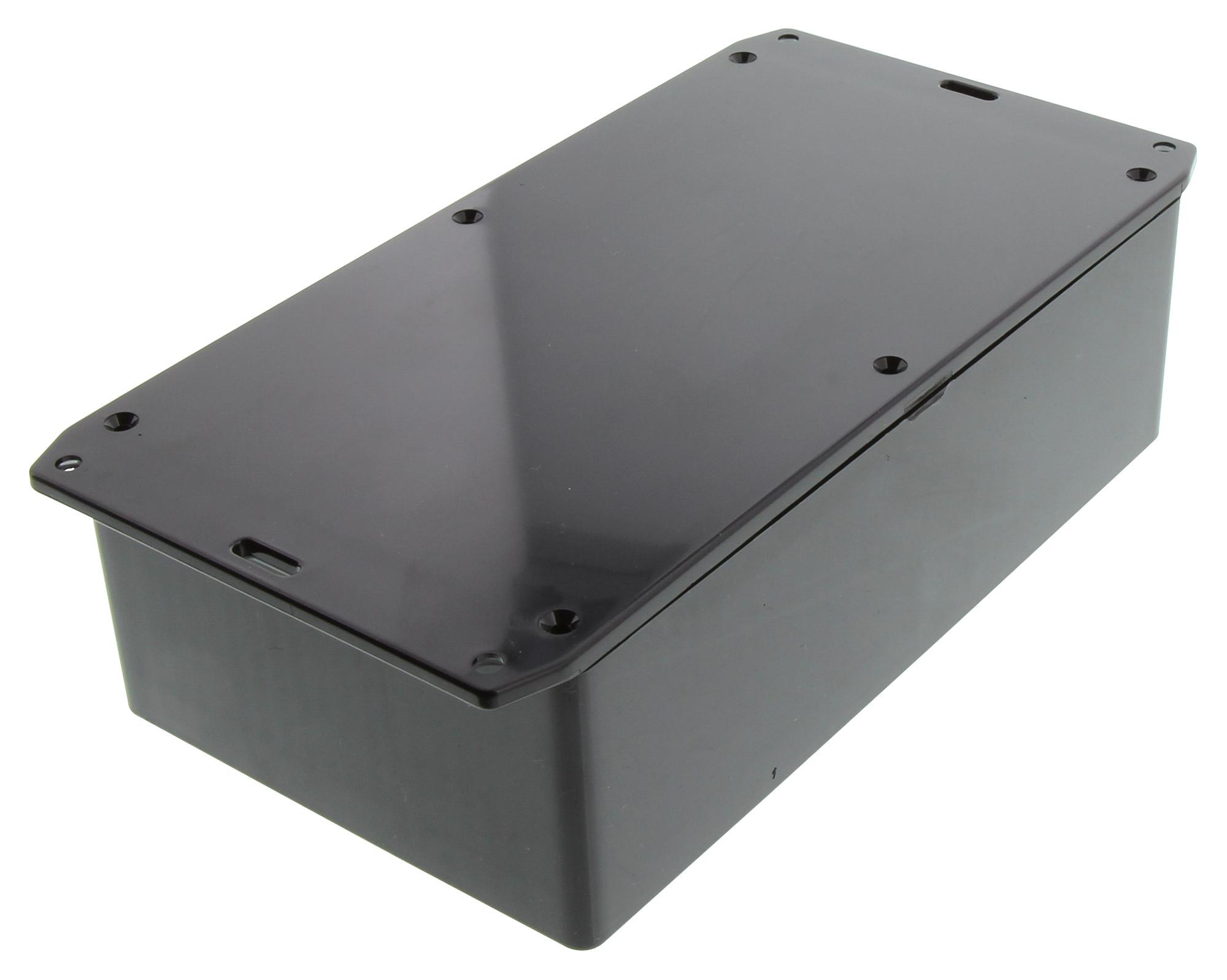 Hammond Series 1591 Plastic Enclosure: 1591EFLBK