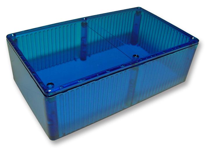 Hammond Series 1591 Translucent Polycarbonate Enclosure: 1591ETBU