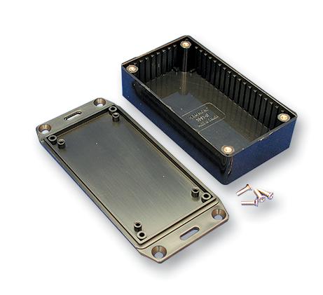 Hammond Series 1591 Plastic Enclosure: 1591MFLBK