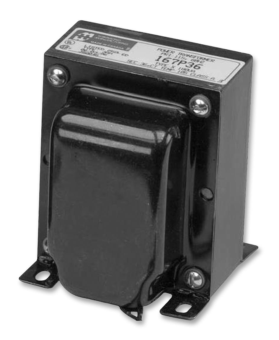 Hammond Series 167L70 Low Voltage Isolation Transformer: 70VAC Center Tap 140VA