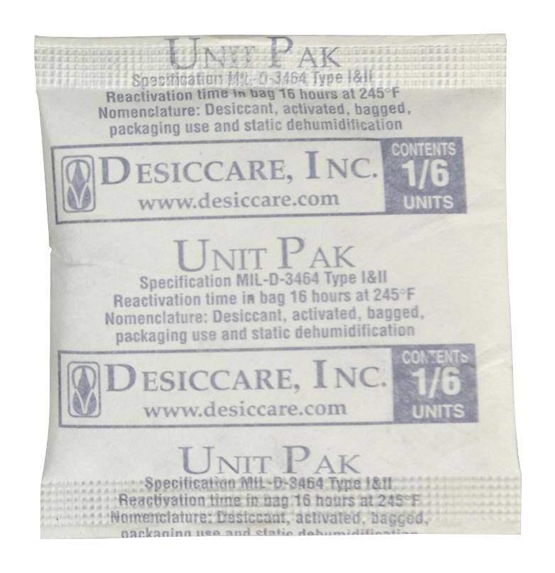 1/6PLDES1200 SCS Desiccant Pouch | myMectronic