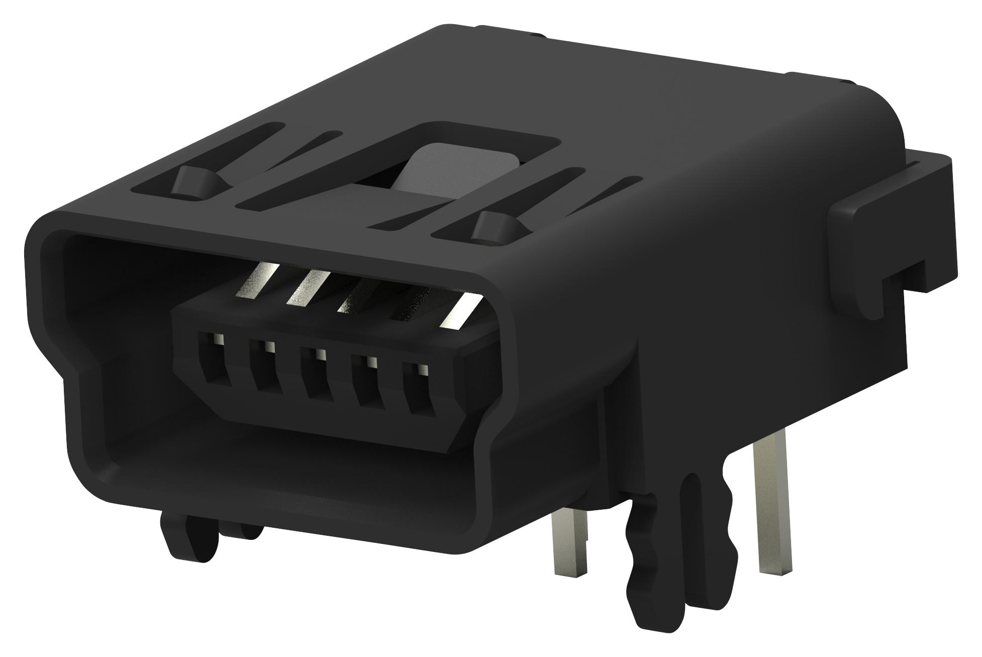 TE Series USB B 2.0 Mini Receptacle: 17345102