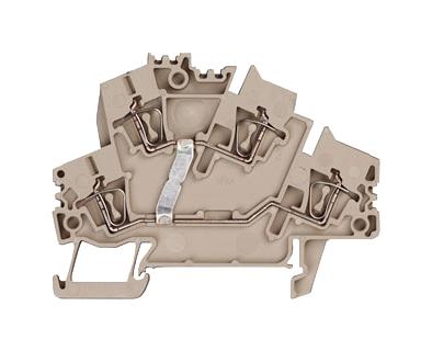 Weidmueller Series ZDK 2.5-2V: Dual-tier Terminal Block