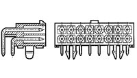 TE Connectivity Series Edge Mount Electrical Connector: 17941081