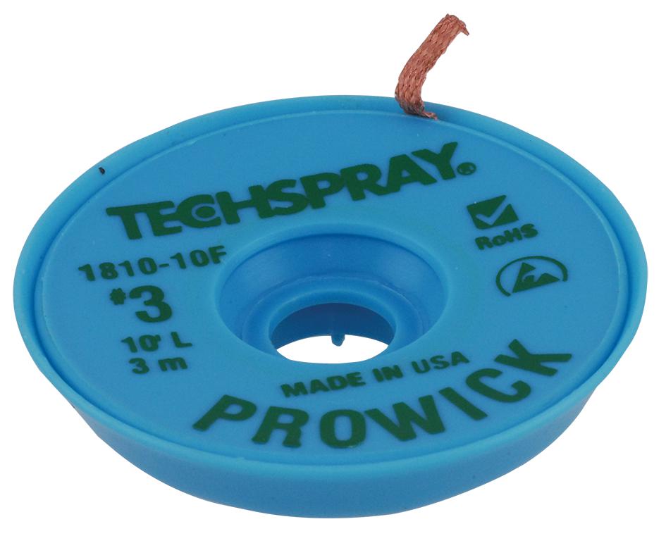 Buy Techspray Desoldering Braid Part Number 181010F Online