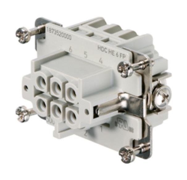 Weidmueller Series HDC 6 FP: Push-In Connector Module: 1873520000
