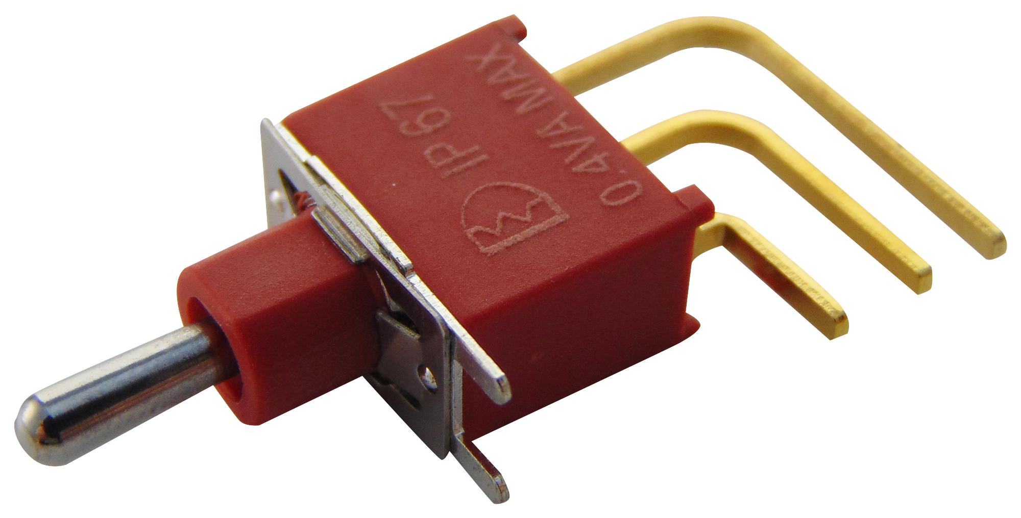 Multicomp Series Sub-Miniature Toggle Switch: 1AS3T2B4M7RE