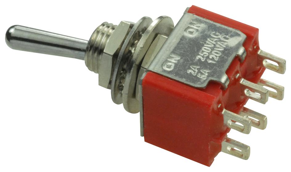1MD1T1B1M1QE MULTICOMP PRO Miniature Double Pole Double Throw Switch | myMectronic