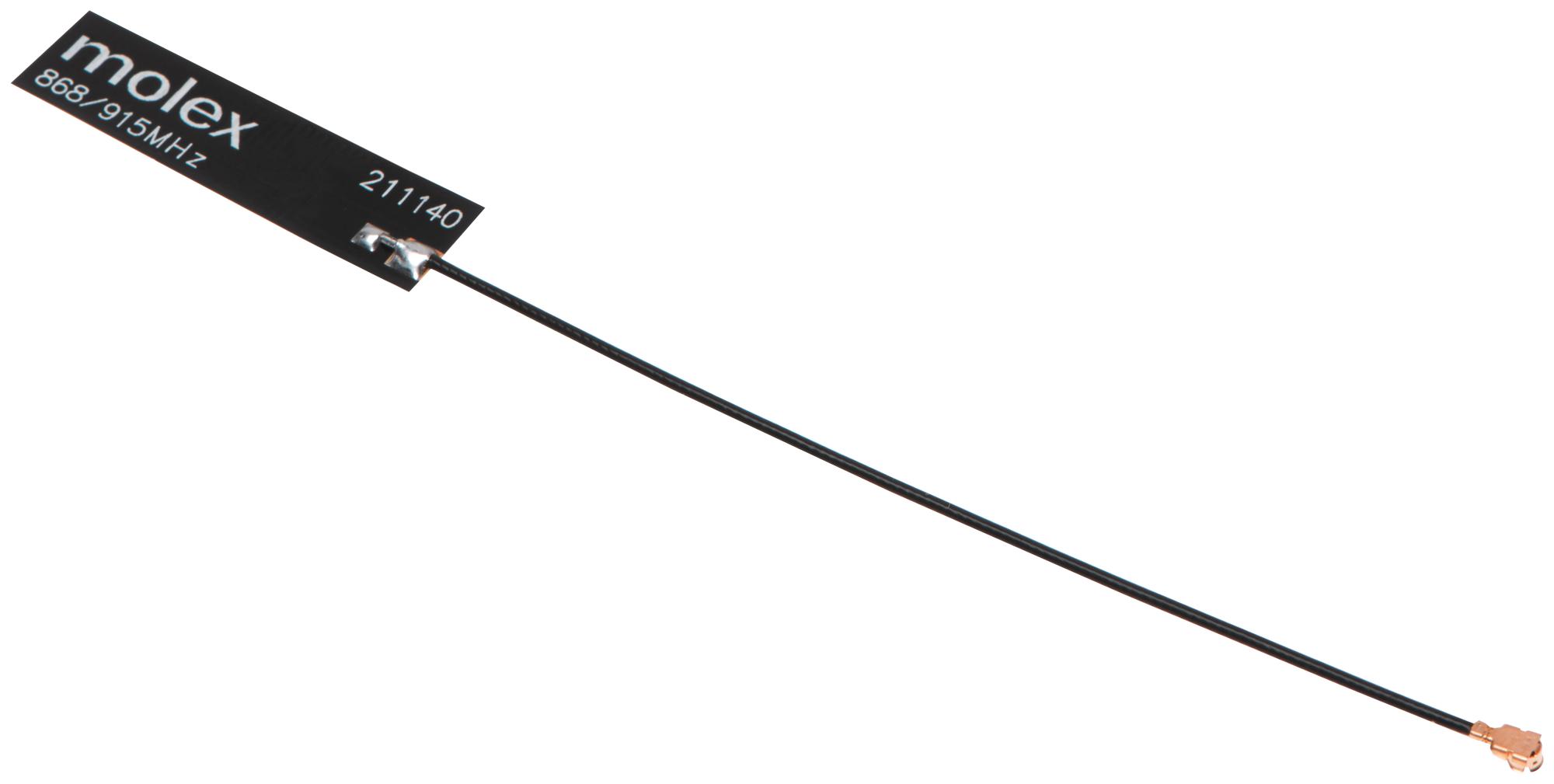 Molex Series ISM Antenna: 868/915 MHz U.FL I-PEX Compatible Part 2111400100