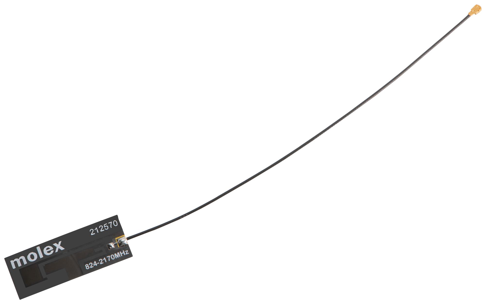 2125700100 MOLEX Side-Fed Cellular Flexible Antenna | myMectronic