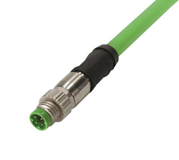 HARTING Series M8 D-code Industrial Cable: 2134C700477020