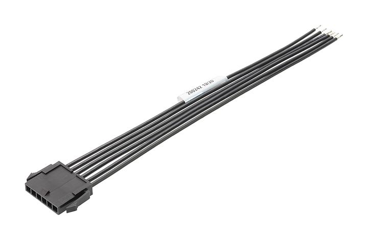 Molex Series 214753 Micro-Fit 3.0: 600mm Male-to-Pigtail Cable Assembly