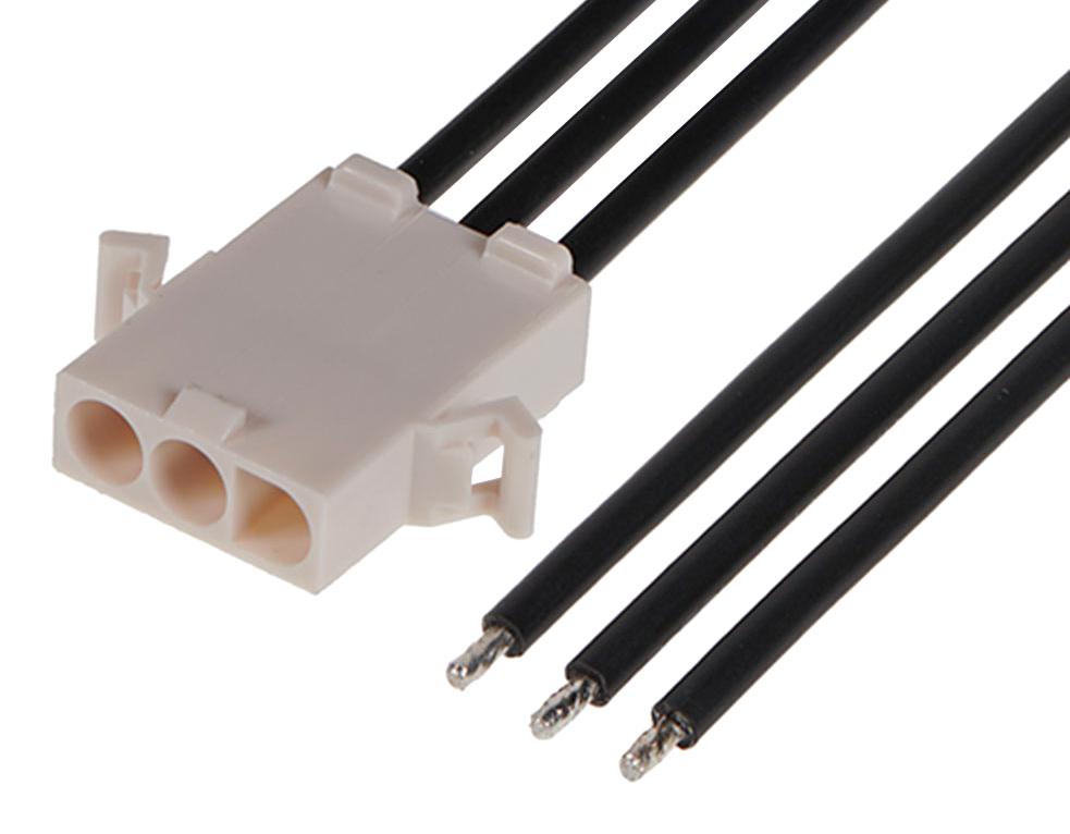 Molex Series 216293 Standard .093-inch Male-to-Pigtail Cable Assembly: 2162931033