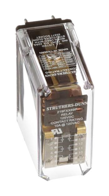 Struthers-Dunn 219FXX69P125VDC – Reliable Industrial Relay for Control Systems