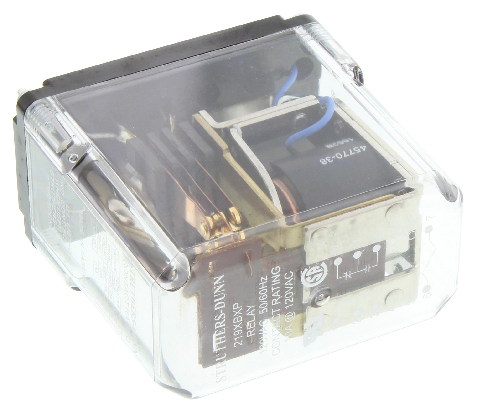 Struthers-Dunn 219XBX – Reliable DPDT Industrial Relay for Control Systems